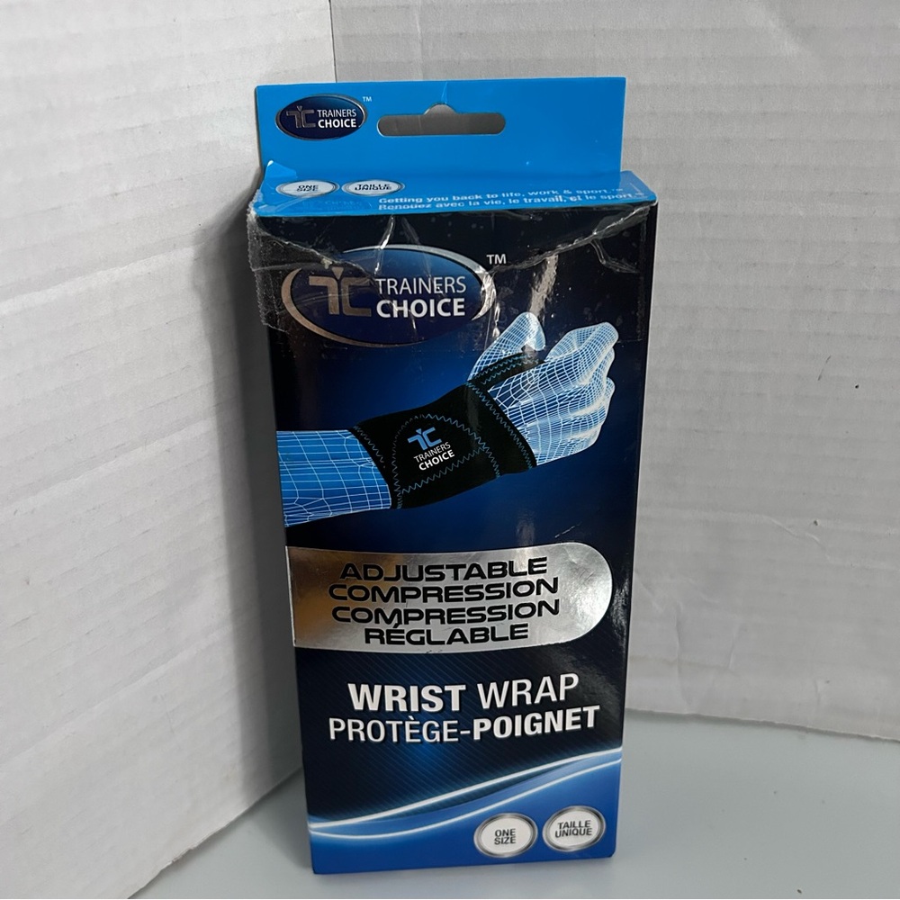 Trainer’s Choice LEFT Wrist Brace - Black - Small/Medium